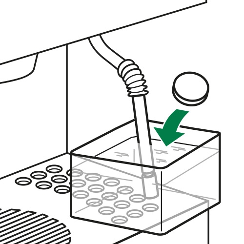 Rancilio Silvia: Tägliche Reinigung Dampfhahn