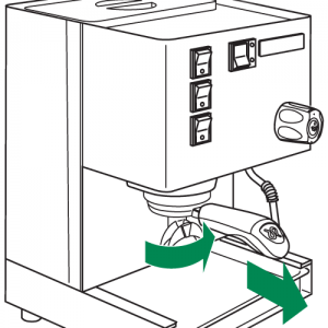 Tägliche Reinigung der Rancilio Silvia